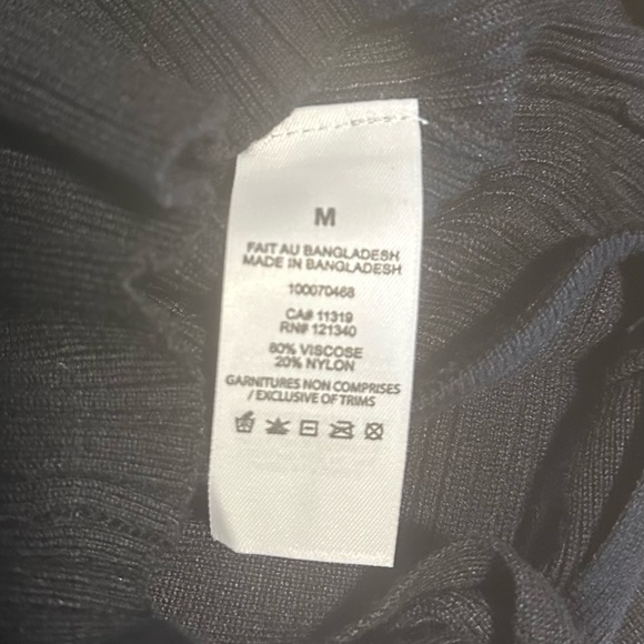 Black Open Back Sweater - Picture 7 of 8